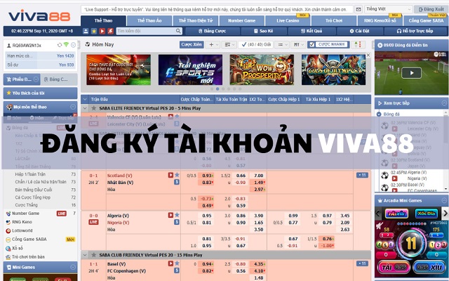 Viva88 đăng ký tài khoản viva88 trên bong88.com.bz